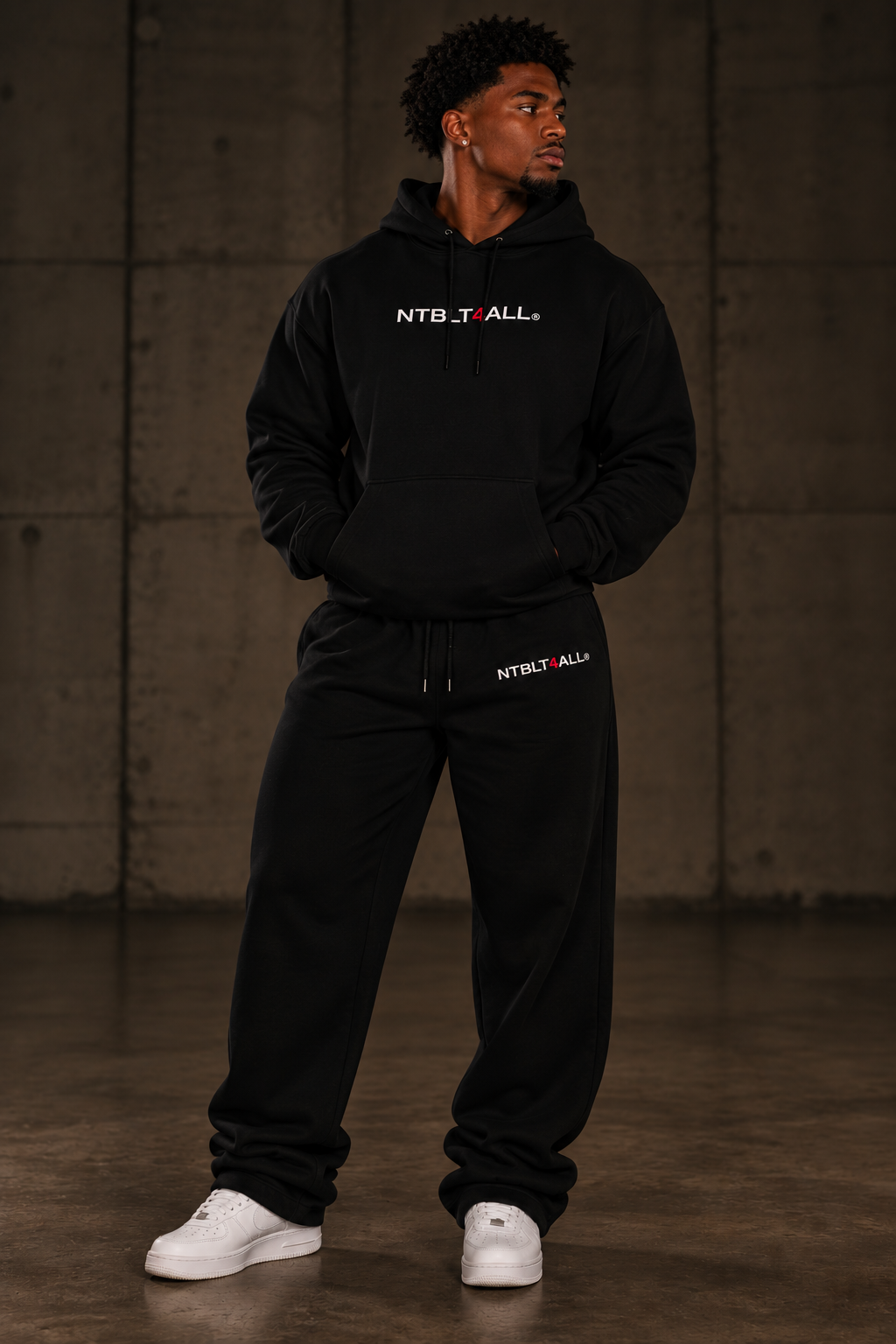 Men's BLKOUT HOOD in black